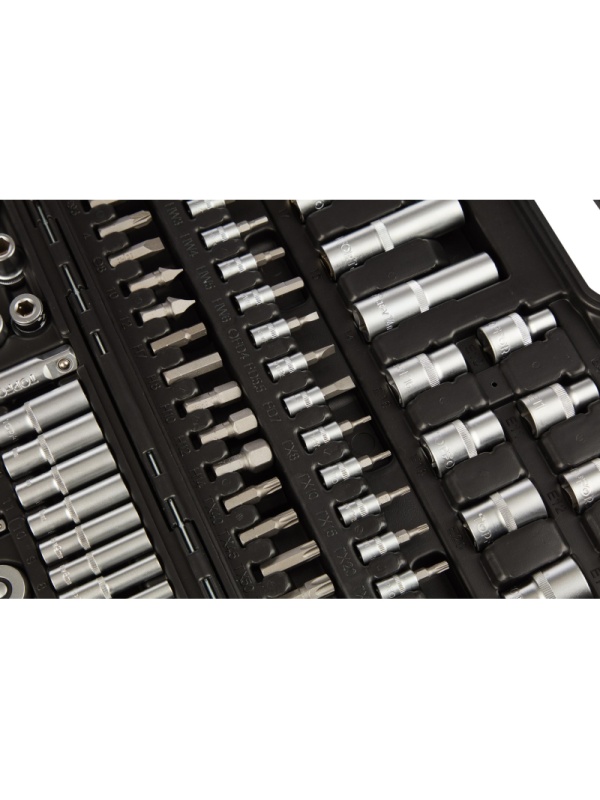 Набор инструмента TOPFORT 110 предметов 1/4 и 1/2