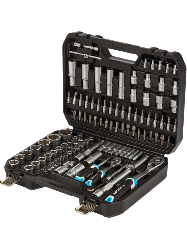 Набор инструмента TOPFORT 110 предметов 1/4 и 1/2