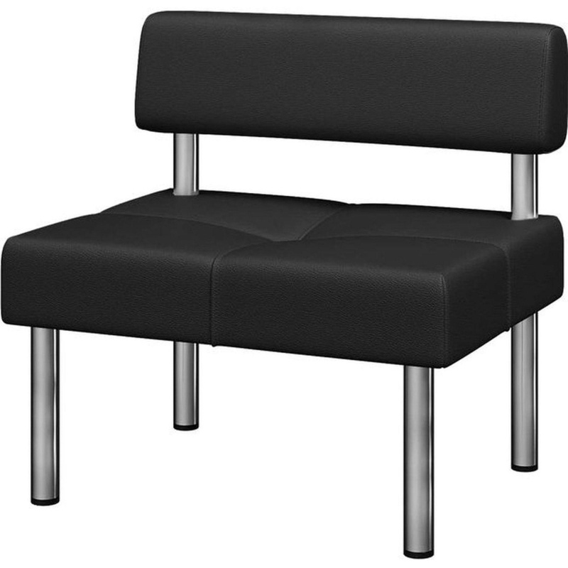 Модуль прямой MV_Комус Мебель Balance 1-мест.(Bu-1) к/з Or.16/Ec.3001 черн