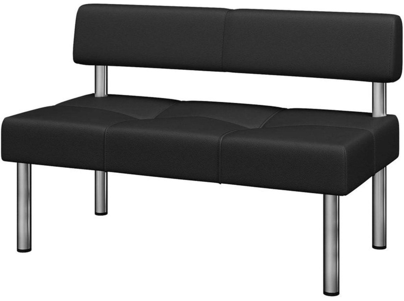 Модуль прямой MV_Комус Мебель Balance 2-мест.(Bu-2) к/з Or.16/Ec.3001 черн