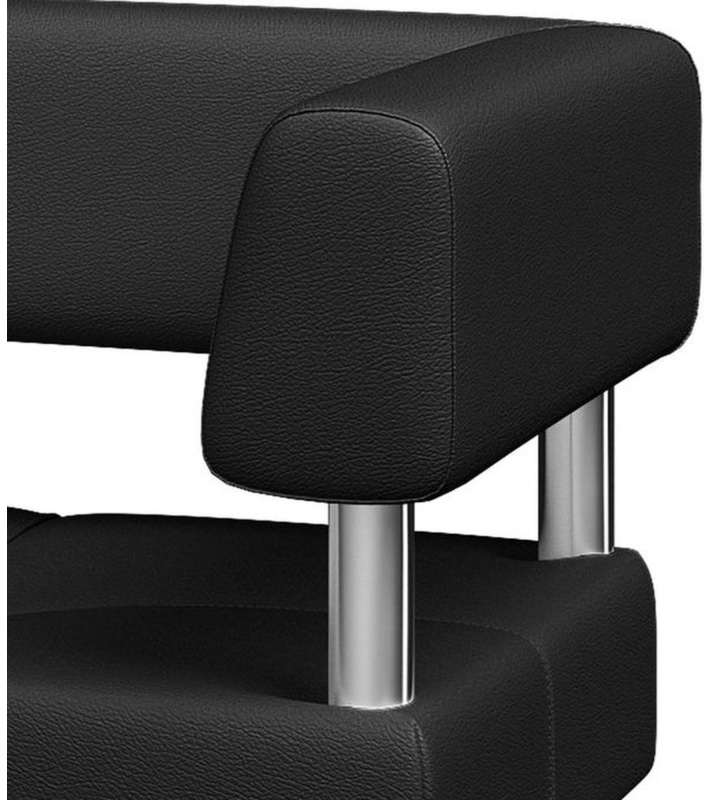 Кресло MV_ Комус Мебель Balance (Bu1-2) к/з Or.16/Ec.3001 черн