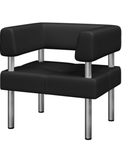 Кресло MV_ Комус Мебель Balance (Bu1-2) к/з Or.16/Ec.3001 черн