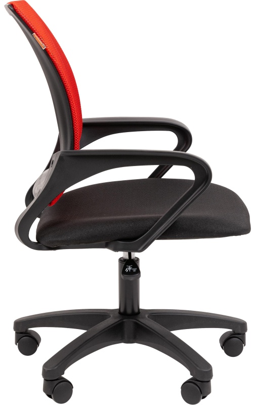 Кресло VT_EСhair-304 (LT) N TC Net ткань черн/сетка красная, пластик