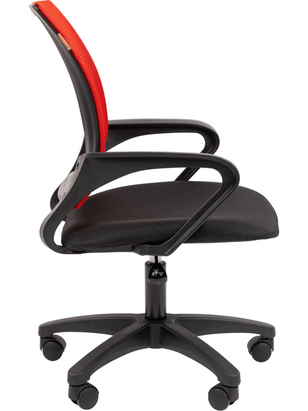 Кресло VT_EСhair-304 (LT) N TC Net ткань черн/сетка красная, пластик