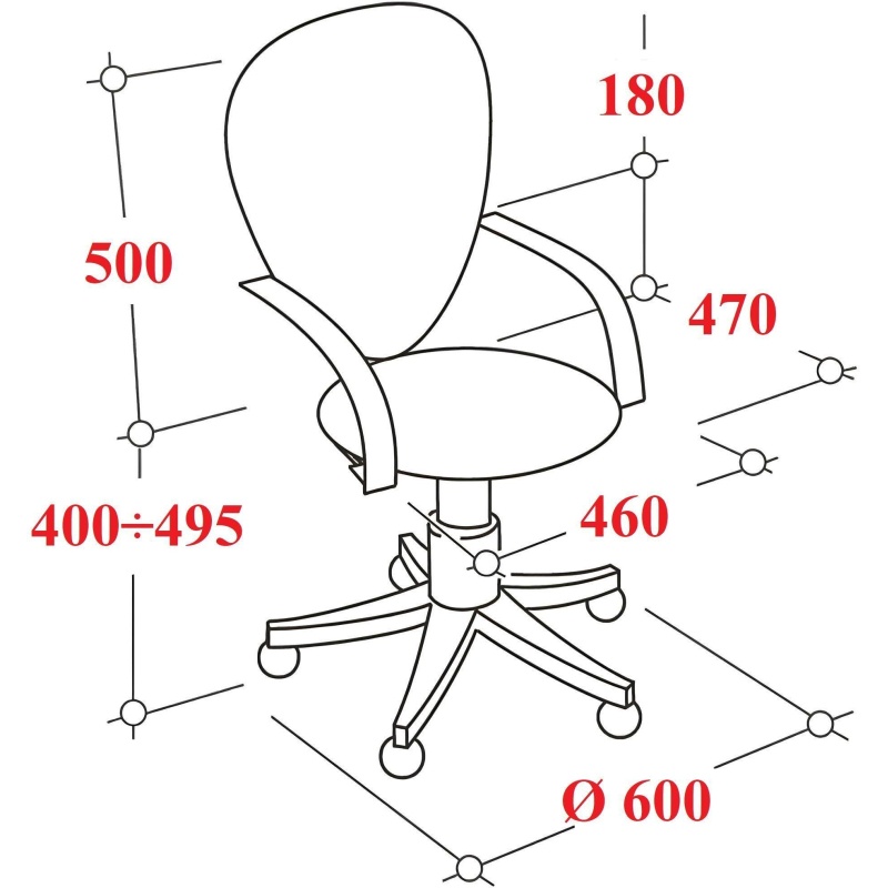 Кресло VT_EСhair-304 (LT) N TC Net ткань черн/сетка св-зеленая, пластик