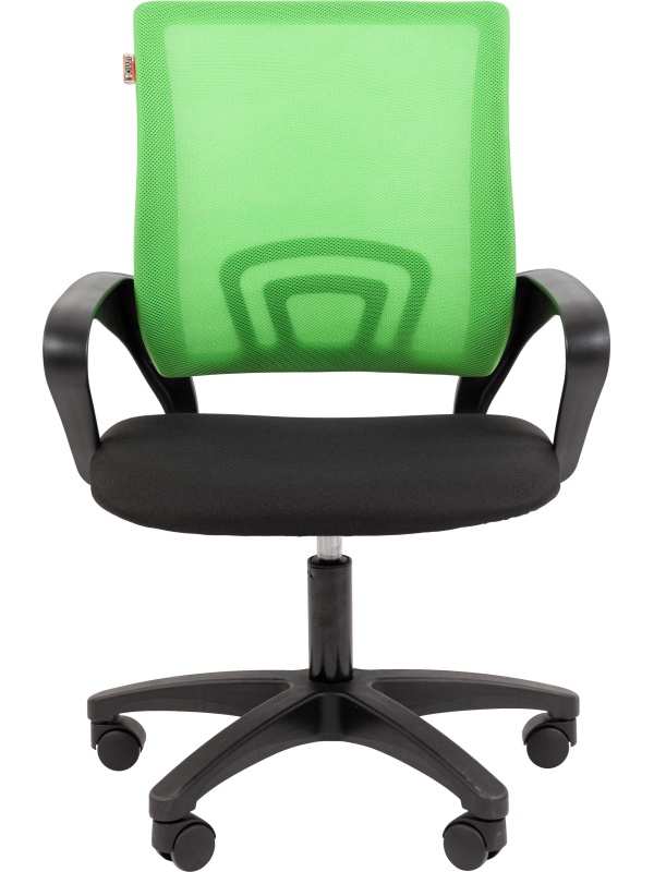 Кресло VT_EСhair-304 (LT) N TC Net ткань черн/сетка св-зеленая, пластик