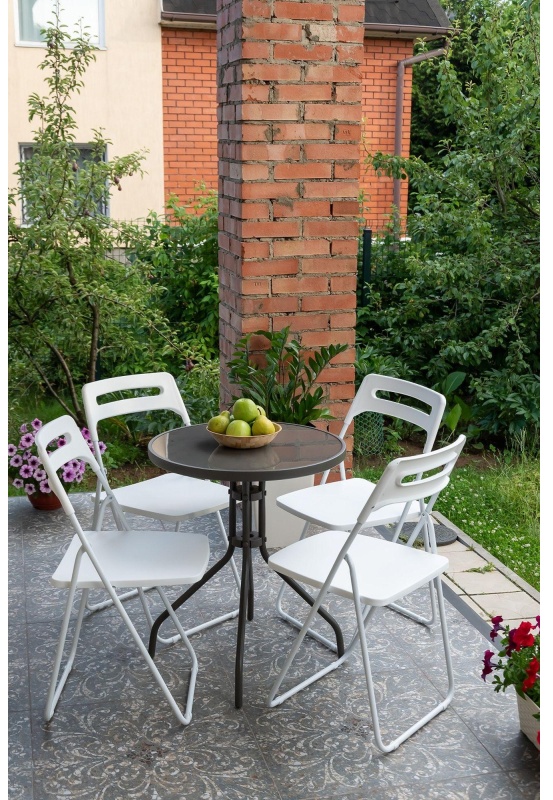 Стул XPP_Комус Мебель раскладной Folding белый