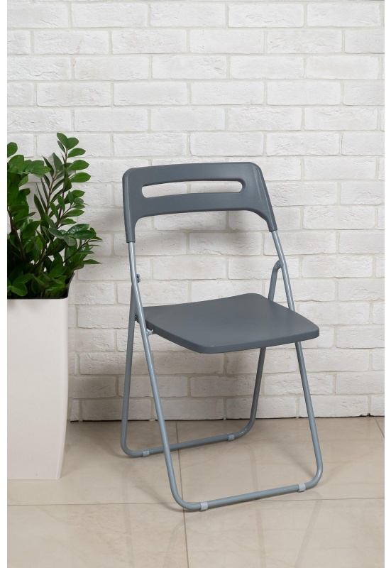 Стул XPP_Комус Мебель раскладной Folding серый