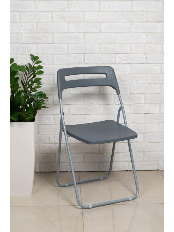 Стул XPP_Комус Мебель раскладной Folding серый