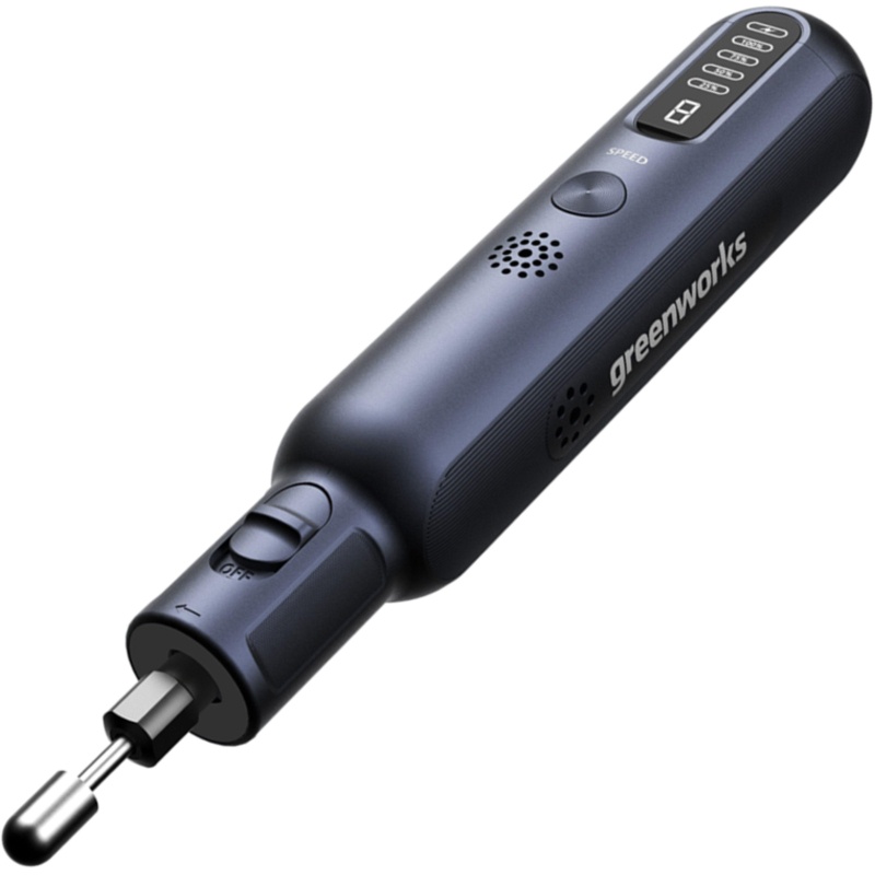 Гравер аккумуляторный Greenworks GPT-8VRT, кейс+оснастка 52 шт. (3200707)