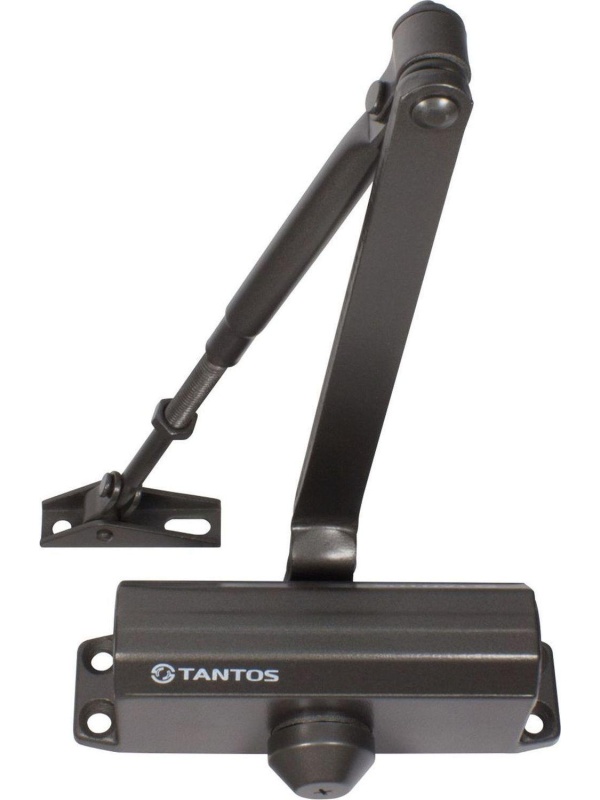 Доводчик TANTOS TS-DC045 графит дверной, усилие EN2, вес двери до 50 кг