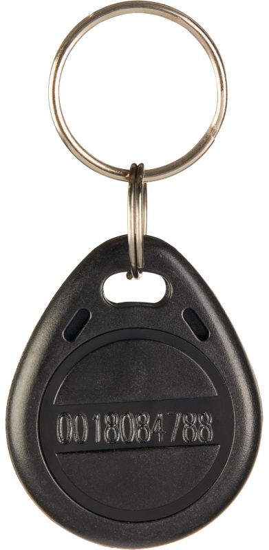 Брелок бесконтактный EM-Marine, чтение, с номером черный (100шт/уп)