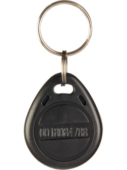 Брелок бесконтактный EM-Marine, чтение, с номером черный (100шт/уп)