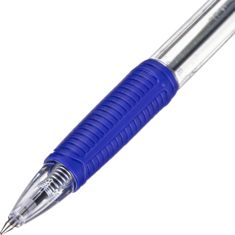 Ручка шариковая автоматическая Комус Neptune, д.ш. 0,5 мм, манж, синяя