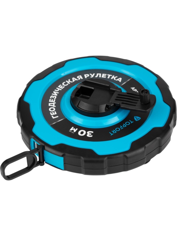 Рулетка геодезическая TOPFORT Master 30 м х 15 мм в прорезин корп (2019130)