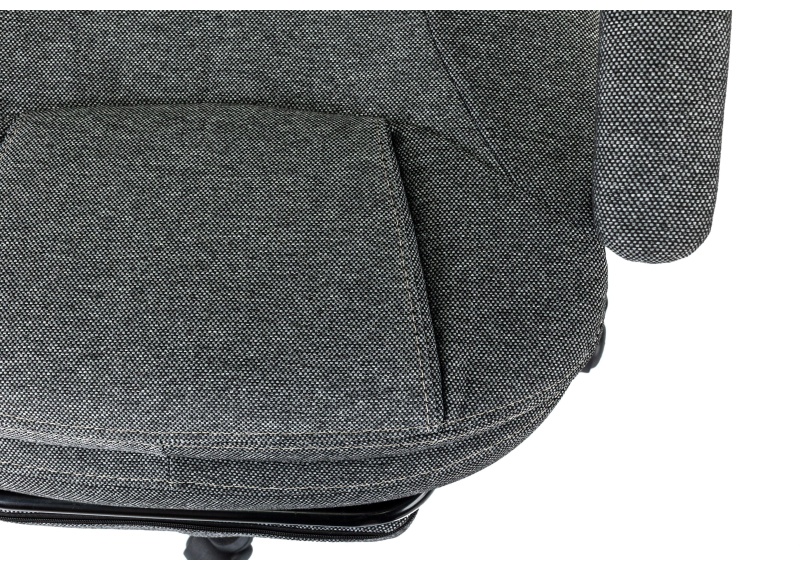 Кресло VB_Бюрократ CH-868MSG-BF серый с подст.для ног черный