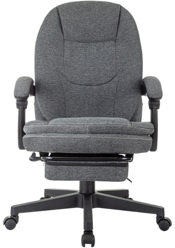 Кресло VB_Бюрократ CH-868MSG-BF серый с подст.для ног черный