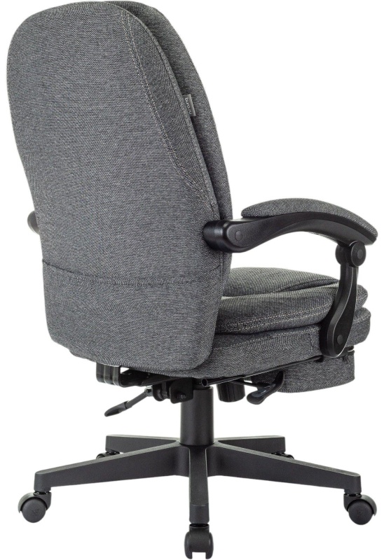 Кресло VB_Бюрократ CH-868MSG-BF серый с подст.для ног черный