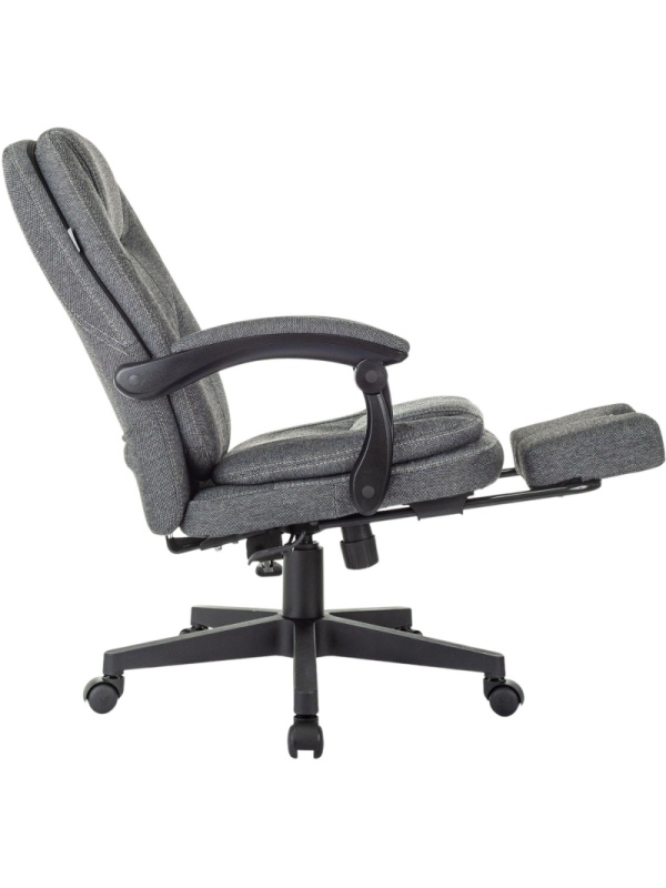 Кресло VB_Бюрократ CH-868MSG-BF серый с подст.для ног черный