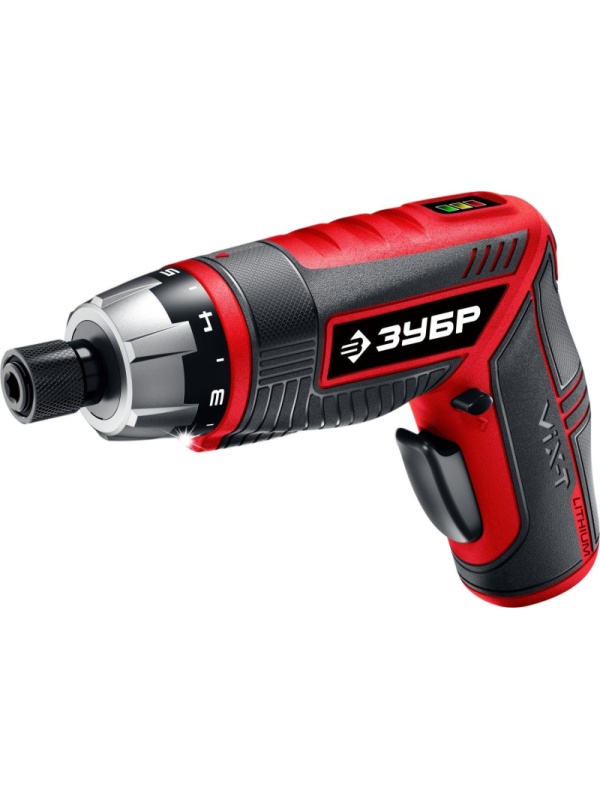 Отвертка  аккумуляторная трансформер ЗУБР ViX-T 10 бит (ЗО-ЕМ-3.6 Ли)