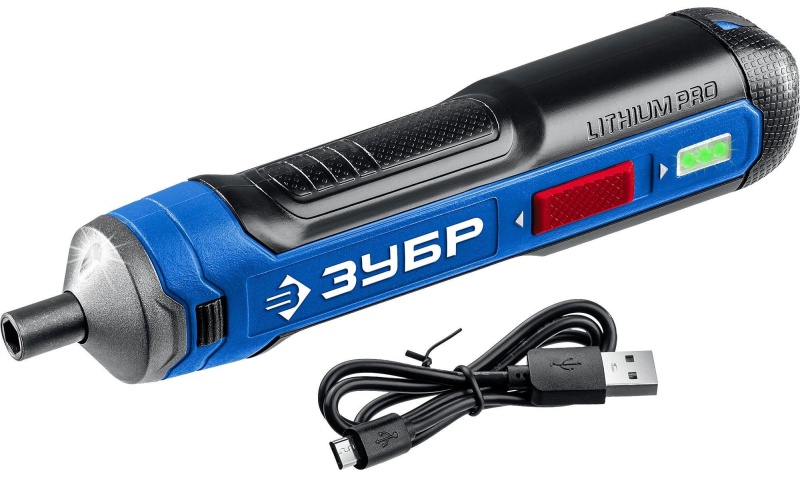 Отвертка аккумуляторная ЗУБР Профессионал 4 Vmax, 33 бит PSD-4 