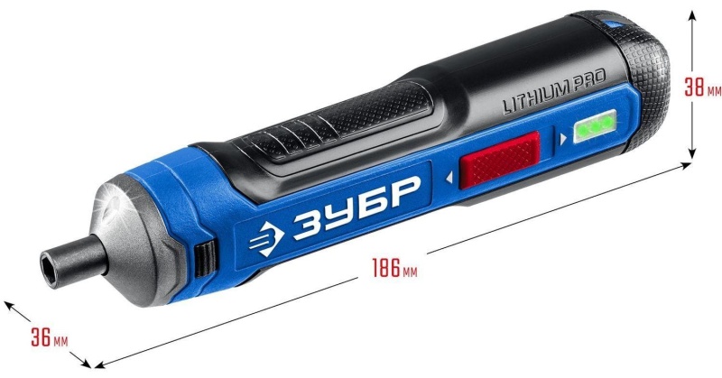 Отвертка аккумуляторная ЗУБР Профессионал 4 Vmax, 33 бит PSD-4 