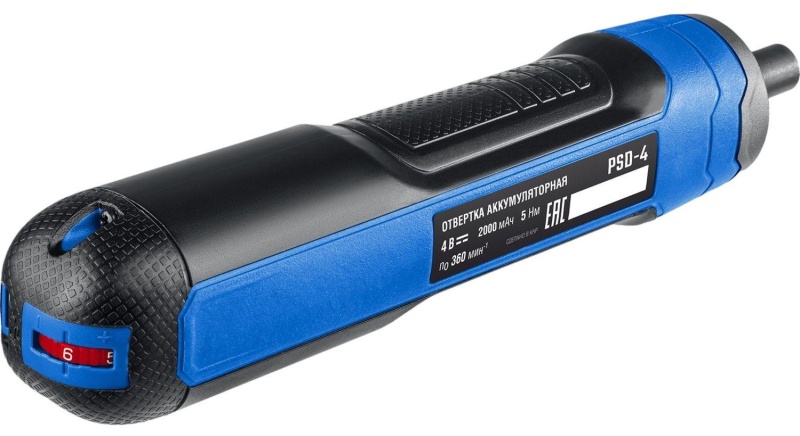 Отвертка аккумуляторная ЗУБР Профессионал 4 Vmax, 33 бит PSD-4 