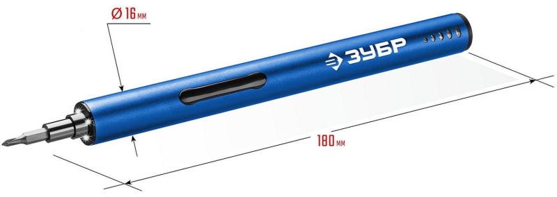 Отвертка аккумуляторная для точных работ Зубр Профессионал 4 Vmax ОТР-4 Н20