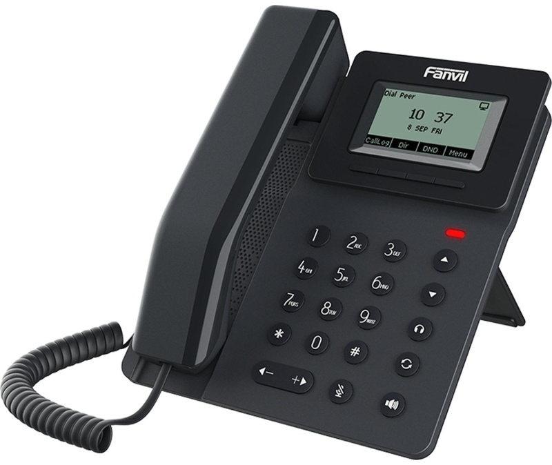 IP-телефон Fanvil V50P,132x64, 2.3-inch,HD voice,2 SIP,4 Line,Opus+IPV6,PSU