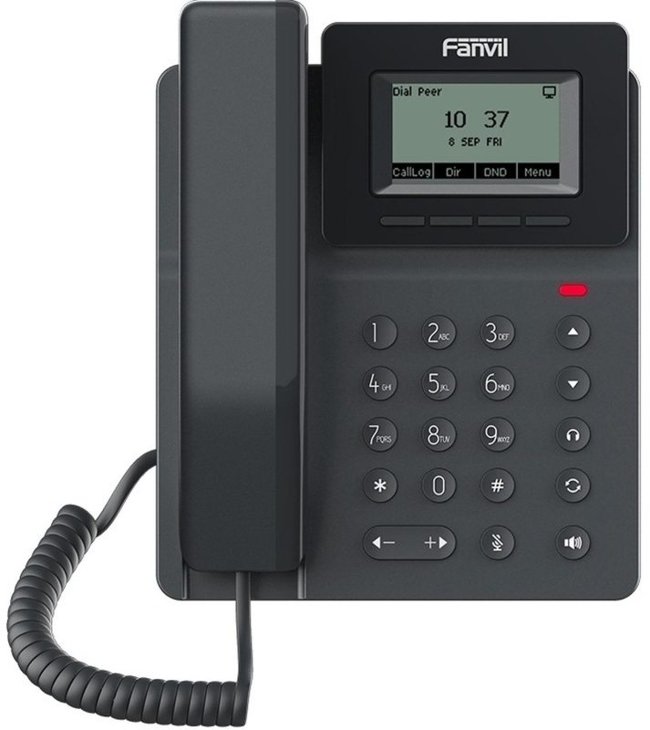 IP-телефон Fanvil V50P,132x64, 2.3-inch,HD voice,2 SIP,4 Line,Opus+IPV6,PSU