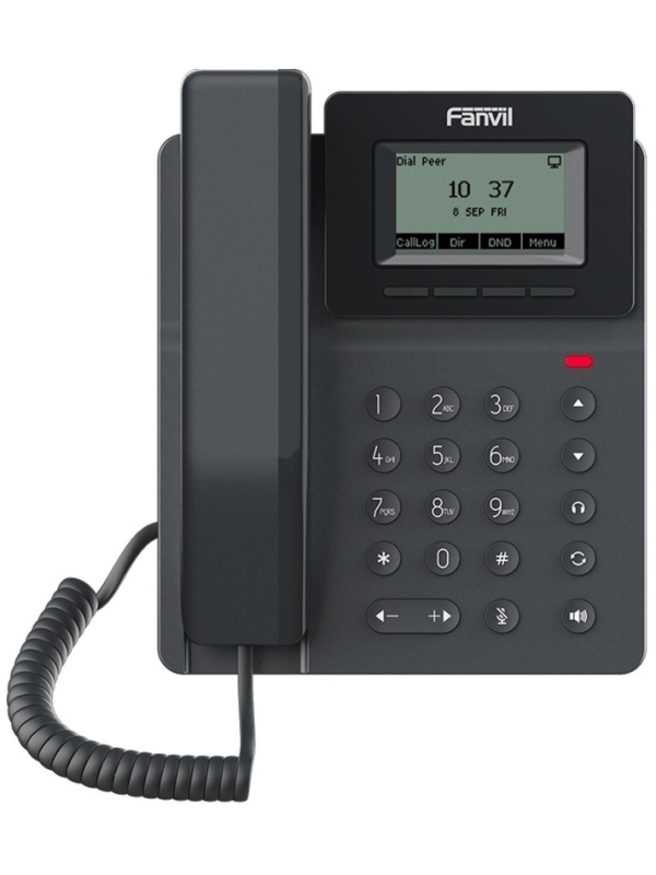 IP-телефон Fanvil V50P,132x64, 2.3-inch,HD voice,2 SIP,4 Line,Opus+IPV6,PSU