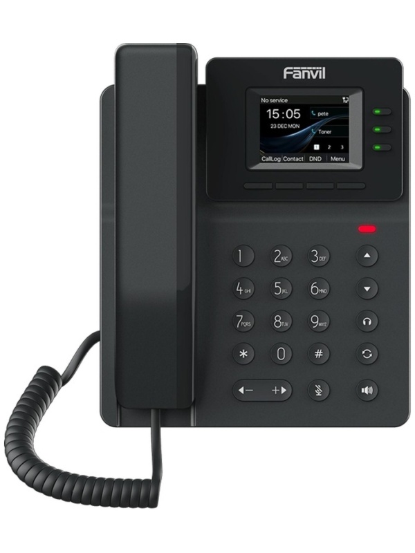 IP-телефон Fanvil V60P,320X240, 2.4,HD voice,4 SIP,6 DSS,Opus+IPV6,PSU