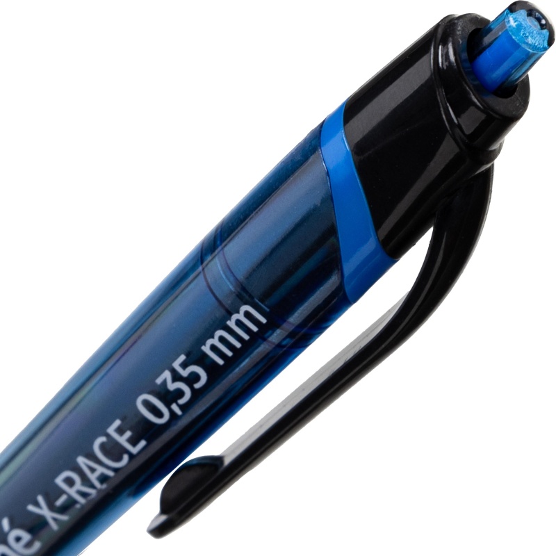 Ручка шариковая автомат. Attache X-Race лин 0,35мм масл, с манж,синяя