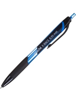 Ручка шариковая автомат. Attache X-Race лин 0,35мм масл, с манж,синяя