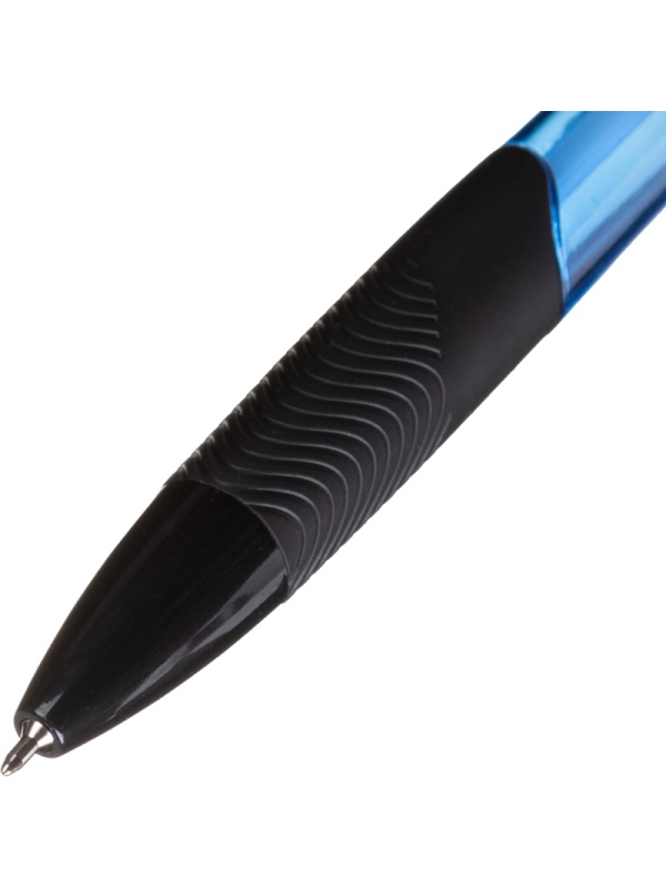 Ручка шариковая автомат. Attache X-Race лин 0,35мм масл, с манж,синяя