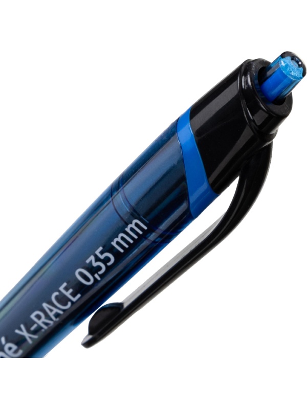 Ручка шариковая автомат. Attache X-Race лин 0,35мм масл, с манж,синяя