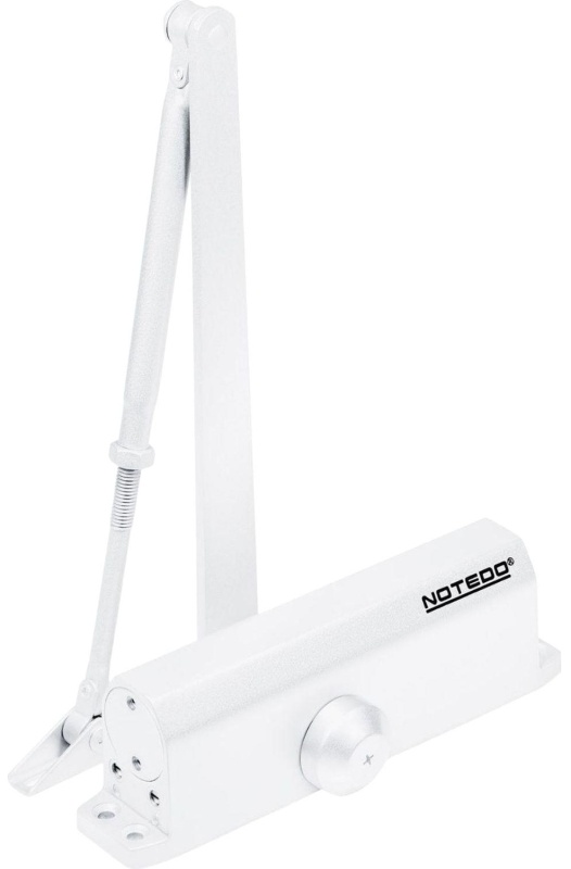Доводчик дверной NOTEDO DC-150 легкий характер WHITE 100-150кг белый  (10)