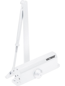 Доводчик дверной NOTEDO DC-150 легкий характер WHITE 100-150кг белый  (10)