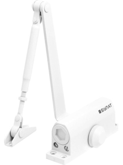 Доводчик дверной БУЛАТ ULTIMATE ДД-60 A-W (25-80 кг) белый,морозост(10)