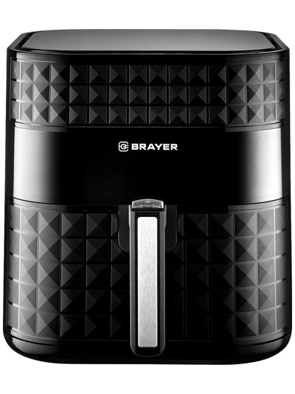 Аэрогриль BRAYER 2035BR,1800Вт,6 л, t. 200С, съем.корз,таймер,LCD, 7 прогр