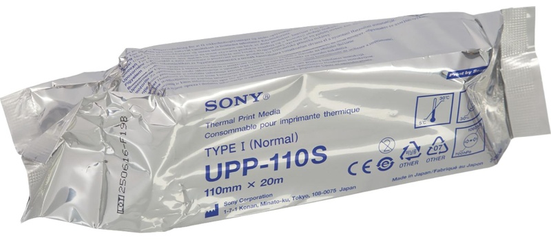Бумага для УЗИ UPP-110S SONY 110х20 (Orig) 10 шт/уп