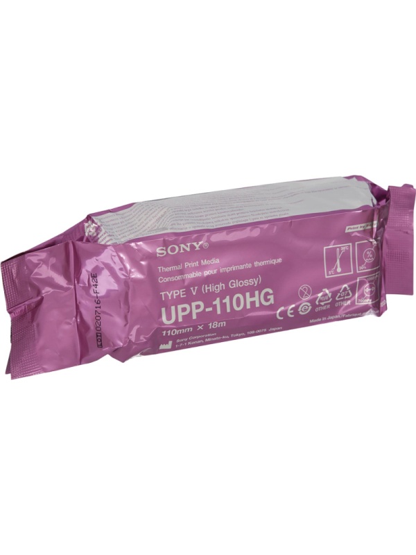 Бумага для УЗИ UPP-110HG SONY 110х18 (Orig) 10 шт/уп
