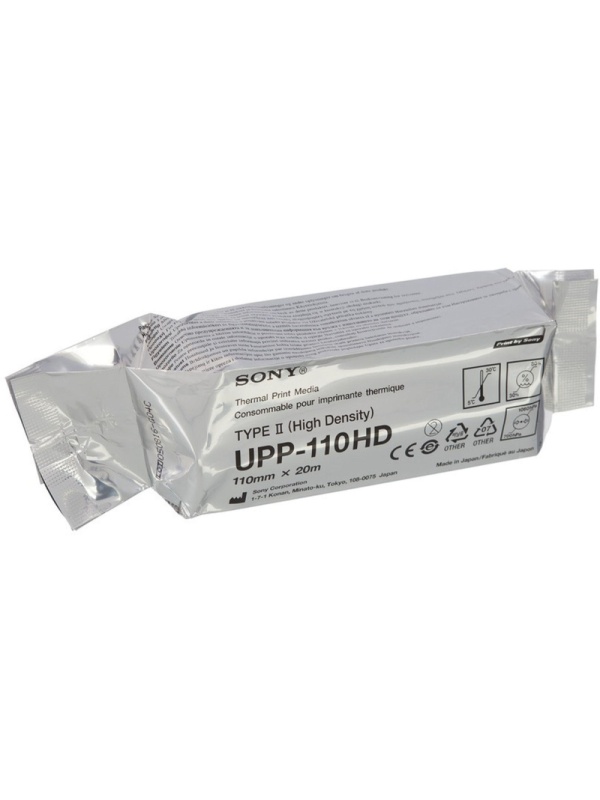Бумага для УЗИ UPP-110HD SONY 110х20, 10 шт/уп