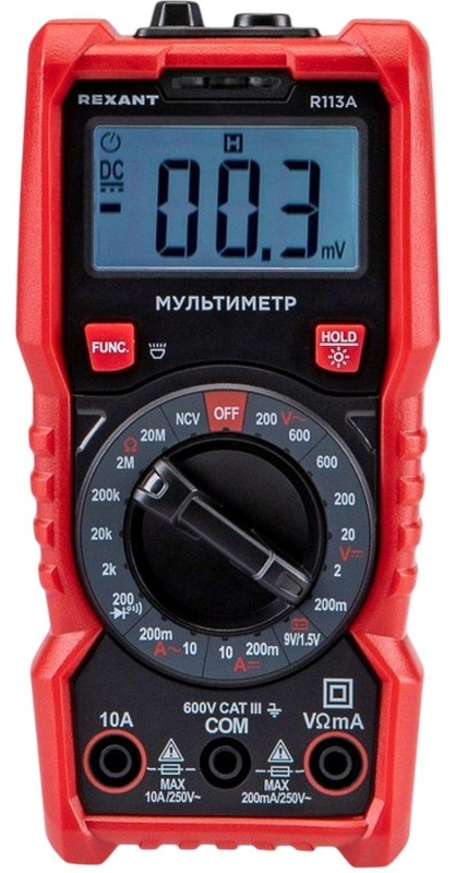 Мультиметр портативный R113A REXANT (13-3109)