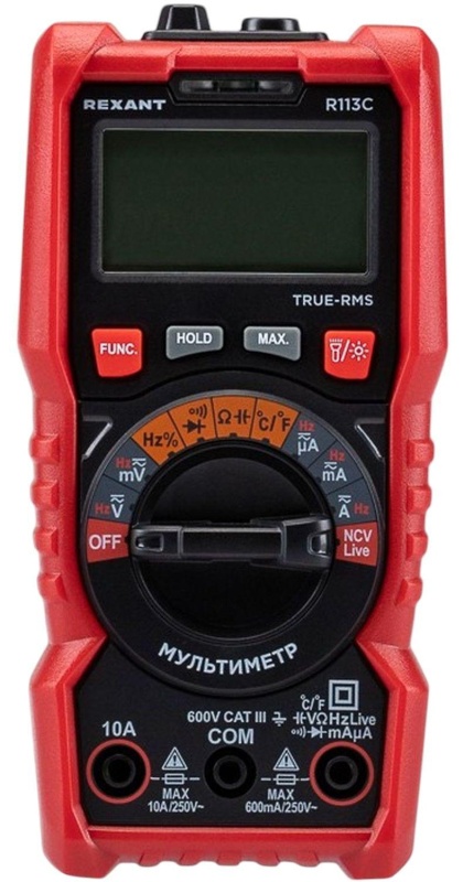 Мультиметр портативный R113C REXANT (13-3112)