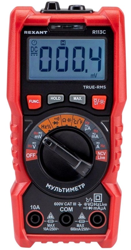 Мультиметр портативный R113C REXANT (13-3112)