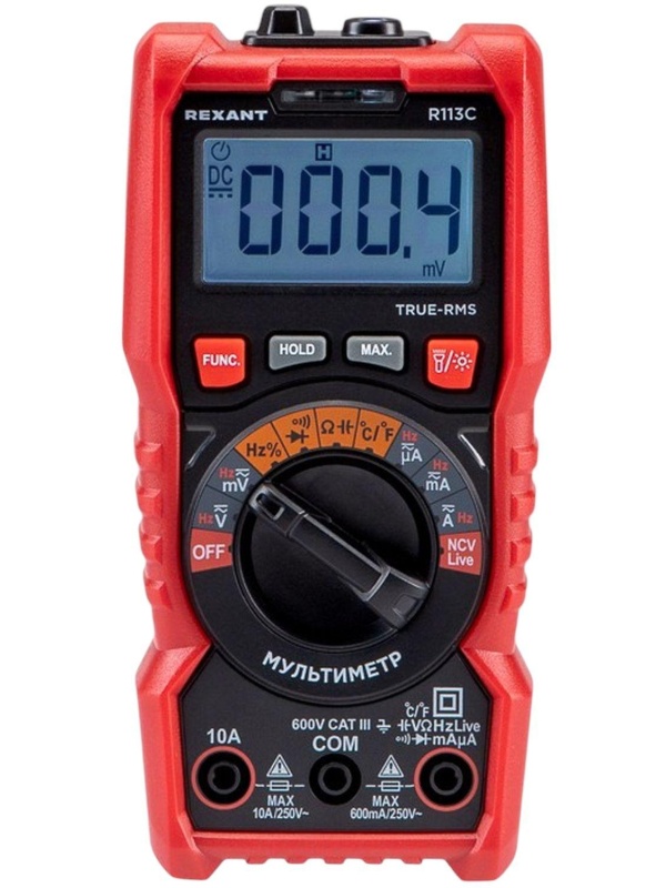 Мультиметр портативный R113C REXANT (13-3112)
