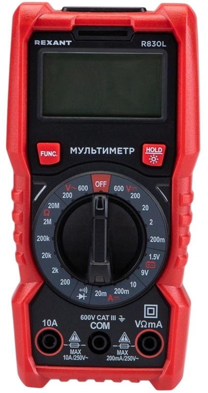 Мультиметр портативный R830L REXANT (13-3106)