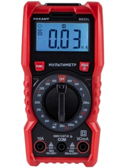 Мультиметр портативный R830L REXANT (13-3106)