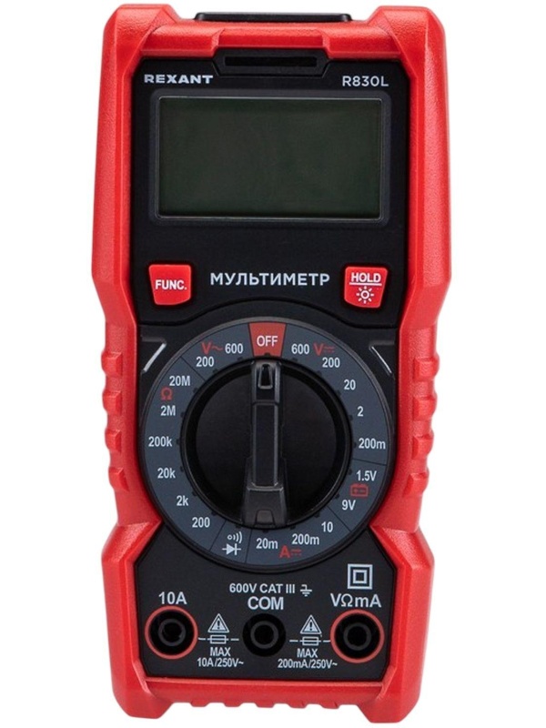 Мультиметр портативный R830L REXANT (13-3106)